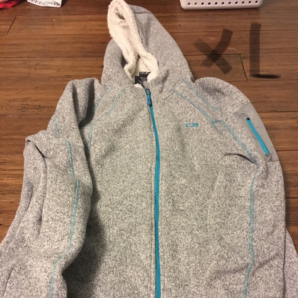 Heavy weight zip up jacket